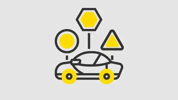Calibração do Sistema ADAS - Ícone Reconhecimento de sinais de trânsito