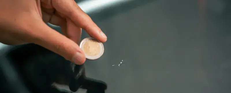 Reparação de vidro para-brisas - dano menor que moeda de 2 euros