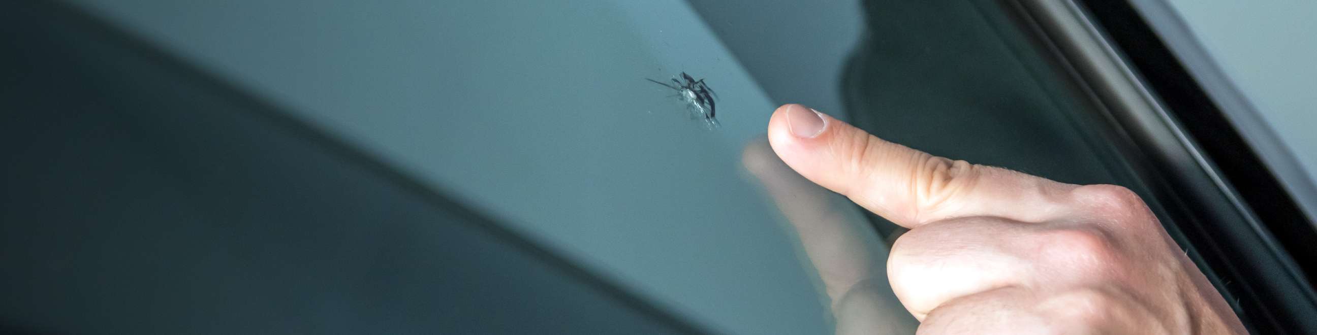 quebra no vidro para brisas