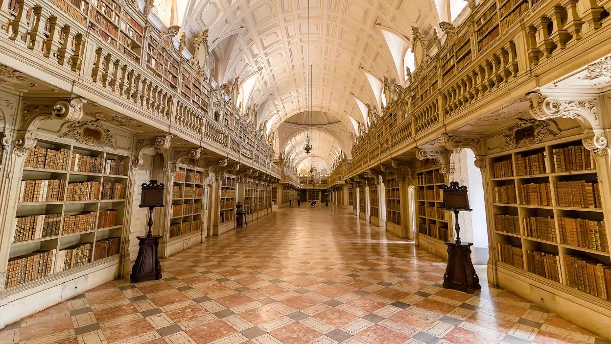 biblioteca do convento de mafra
